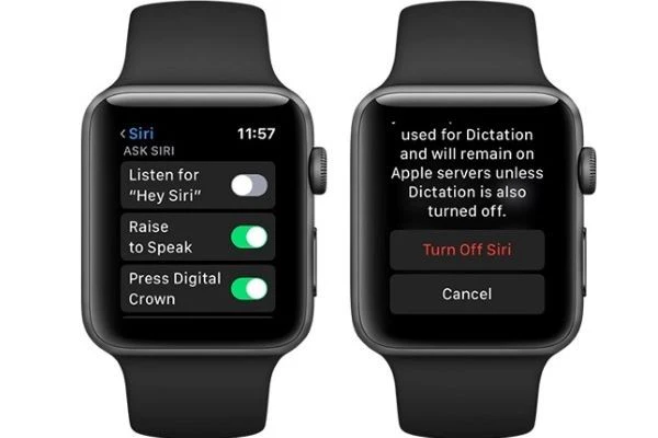 turn off hey siri to save Apple Watch battery life