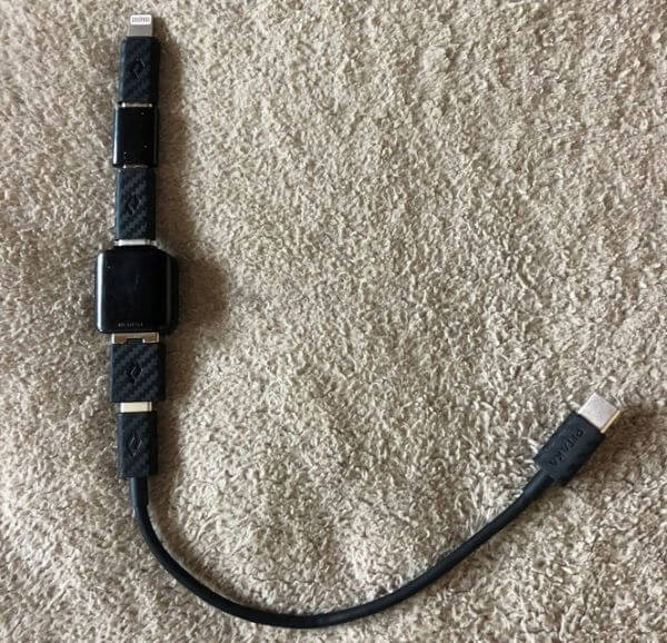 Make a unique cable from different adapters in the MagEZ Digital Travel Kit