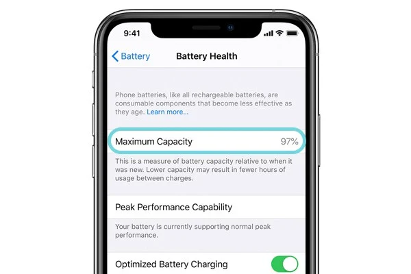 How to check iPhone battery health?