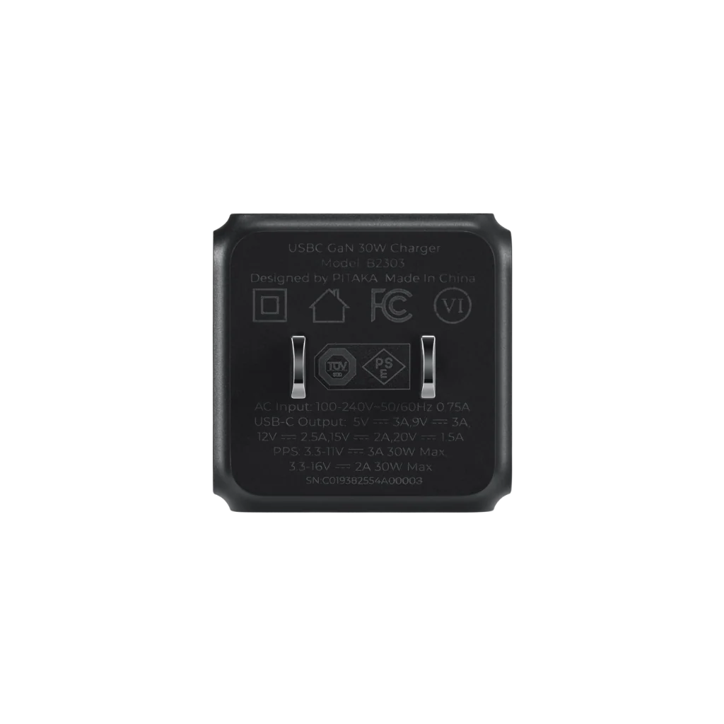 30W Charger or C-C Cable