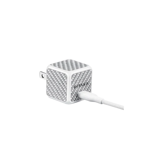 30W US/JP Charger+Cable / White/Grey (Twill)