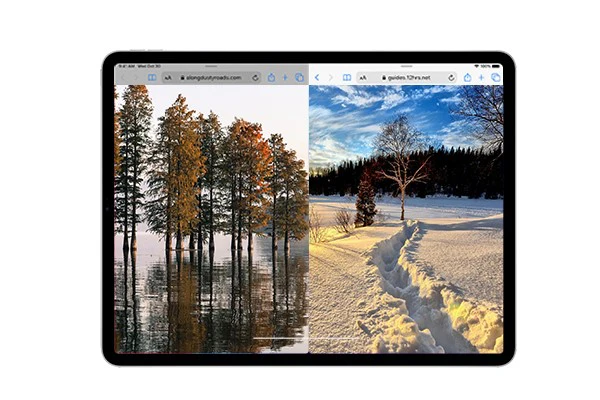 App multitasking on iPad Pro 2020