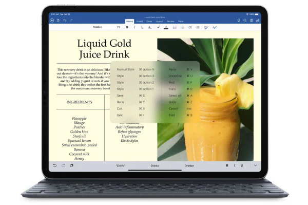 Magic keyboard replaces standard iPad gestures with keyboard shortcuts
