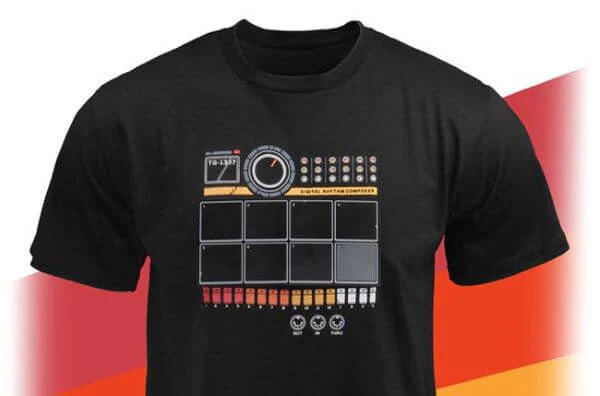 Electronic drum T-shirt, example of modern wearable technology
