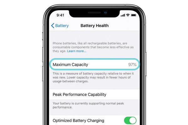 80% iPhone battery capacity is the threshold of iPhone battery health
