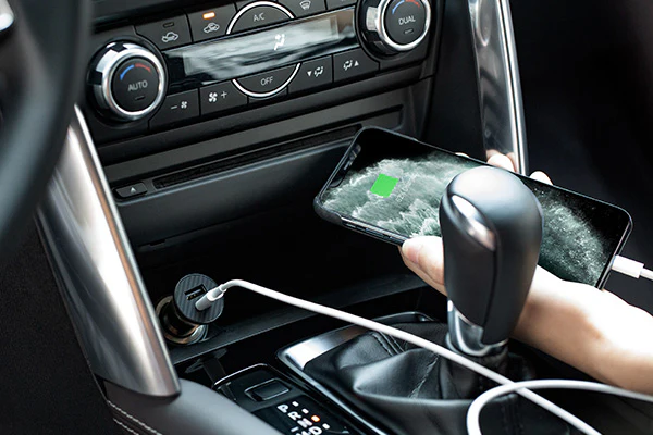 charge the iPhone 12 from the car charger