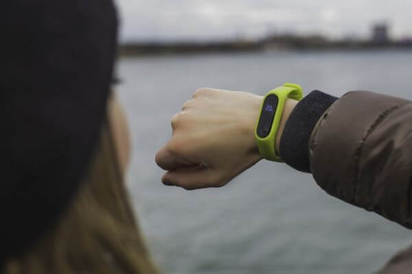 Fitness tracker, example of modern wearable technology