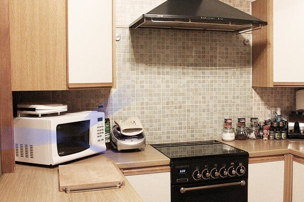 radiation from a microwave