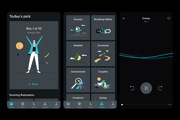 Balance app for meditation and sleep