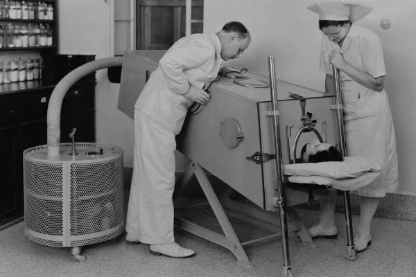 how technology has changed our healthcare - invention of iron lung