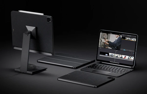 PITAKA magnetic iPad Pro case, iPad Pro stand, iPad Pro folio for iPad Pro 2021