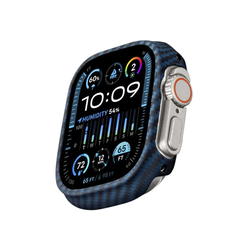 Apple Watch Ultra3/Ultra 2/Ultra / 49mm / 600D Black/Blue (Twill)