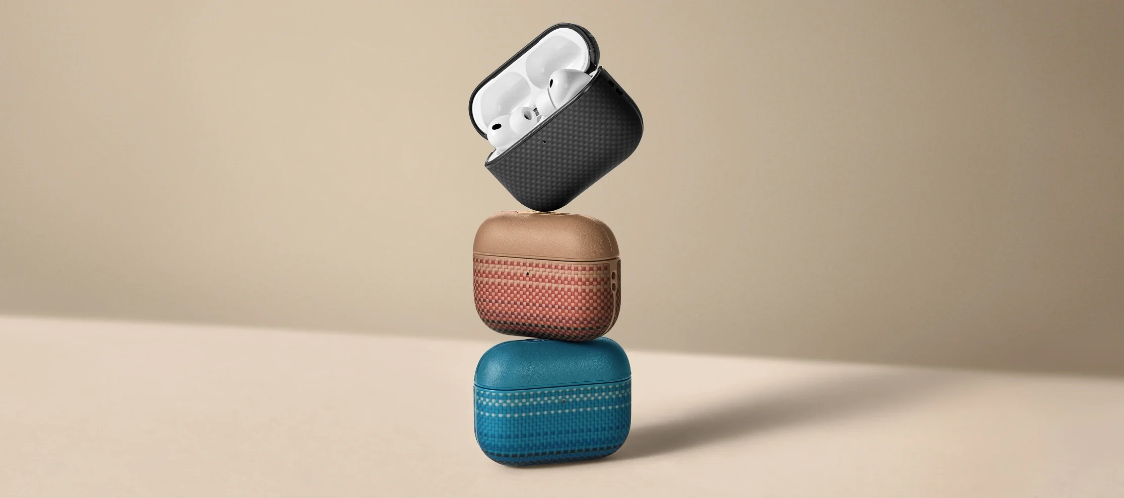 Aramid Fiber Case for AirPods Pro 3/AirPods Pro 2/AirPods Pro/AirPods 4