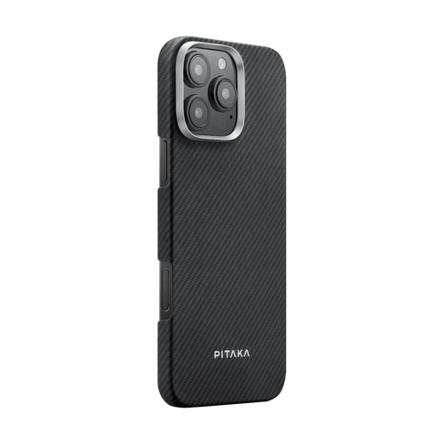 iPhone 16 Pro Max / 600D Black/Grey (Twill) | Ultra-Slim Case