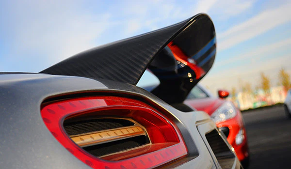 carbon fiber in luxury car