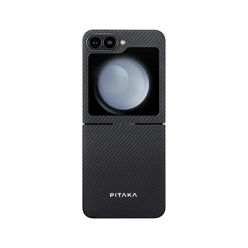 Samsung Galaxy Z Flip6 / 600D Black/Grey (Twill) | Ultra-Slim Case