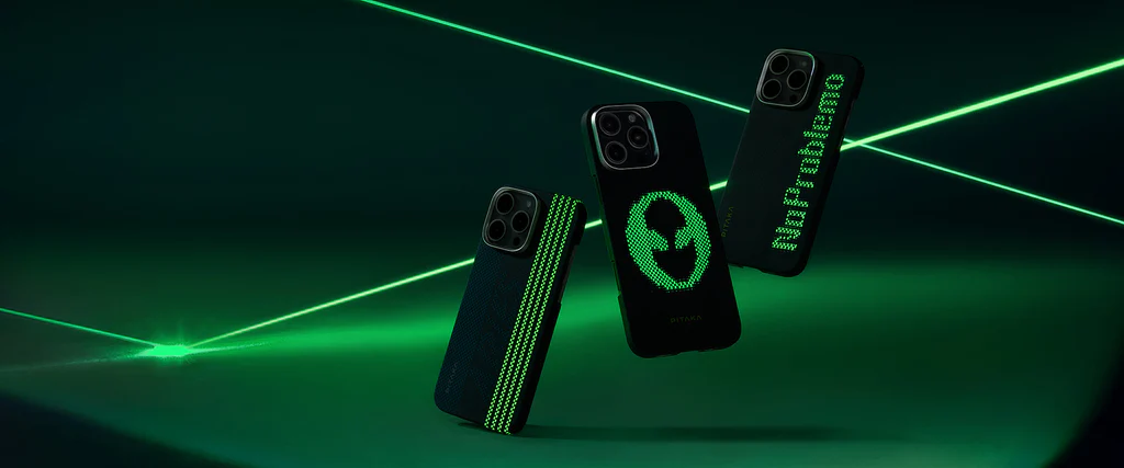 Coolest Glow-in-the-Dark Case for iPhone 16 Pro/Pro Max: PITAKA x Aries x NoProblemo