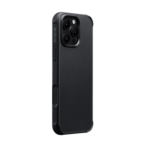 iPhone 16 Pro Max / 600D Black/Grey (Twill) | Aramid ProGuard Case
