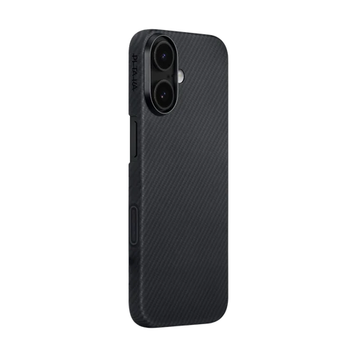 iPhone 17 / 600D Black/Grey (Twill) (PitaTap™) | Ultra-Slim Case