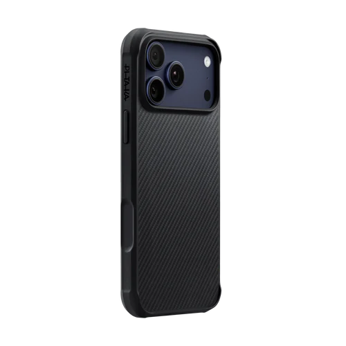 iPhone 17 Pro Max / 600D Black/Grey (Twill) | Aramid ProGuard Case