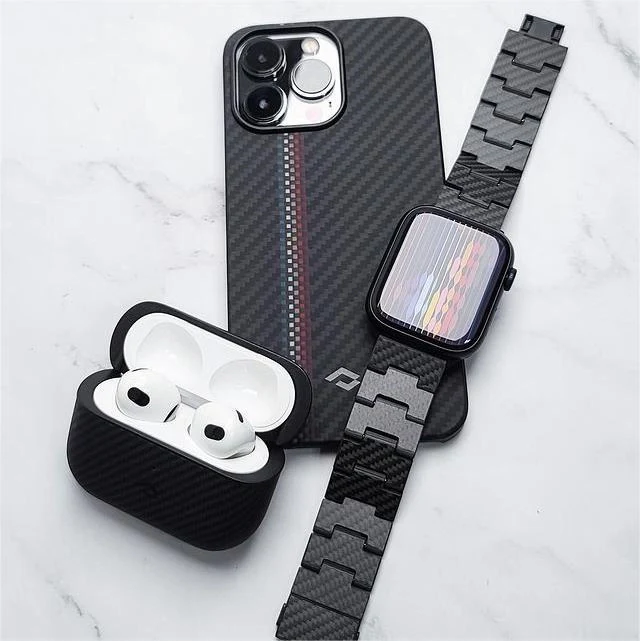 Aramid Fiber Case for AirPods Pro 3/AirPods Pro 2/AirPods Pro/AirPods 4