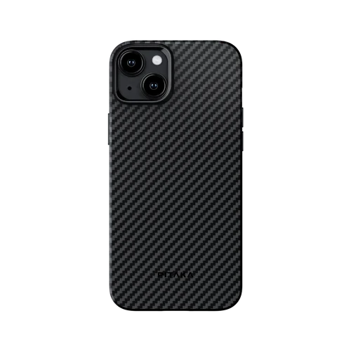 iPhone 15 Plus / 1500D Black/Grey (Twill) | Aramid UltraGuard Case
