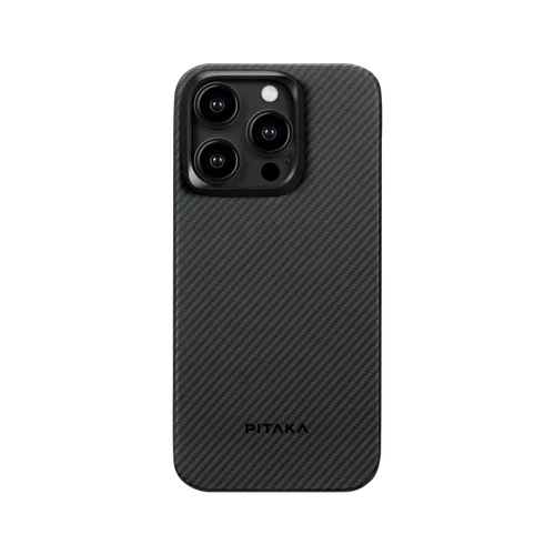 iPhone 15 Pro Max / Black/Grey (Twill) | Ultra-Slim Case