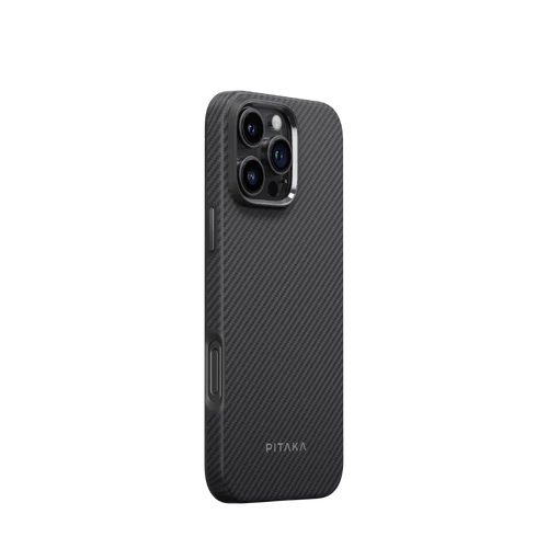 iPhone 16 Pro / 600D Black/Grey (Twill) | Aramid UltraGuard Case