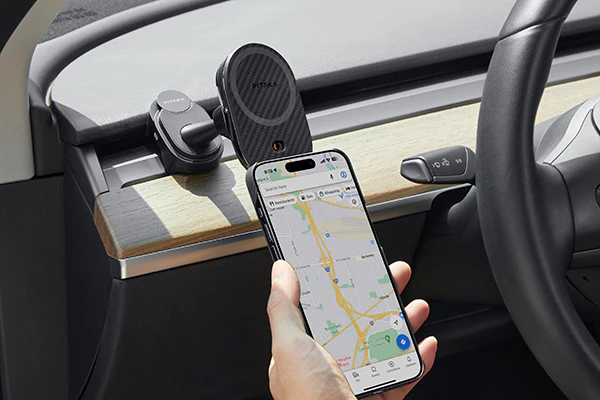 NFC functionality of PITAKA's magnetic phone mount