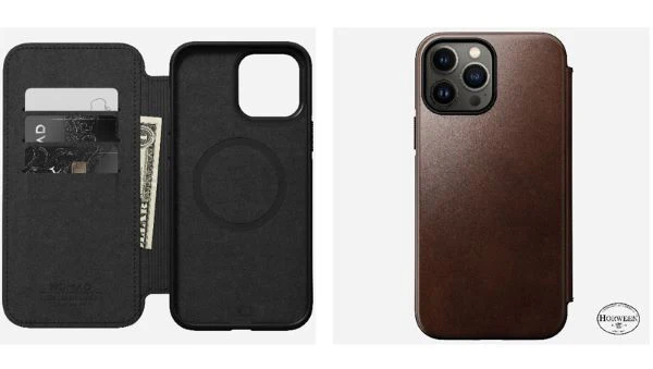 nomad modern leather folio