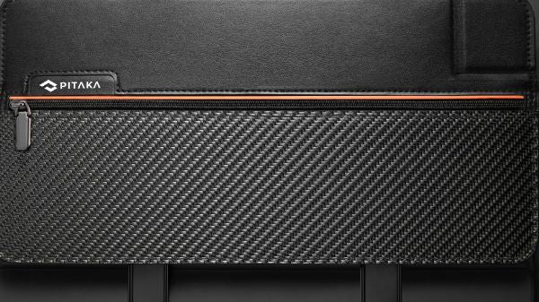 orange element on flipbook case