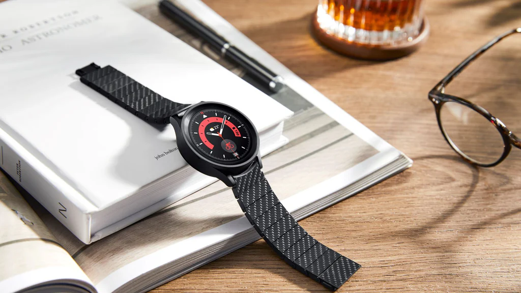 Carbon Fiber Galaxy Watch Band from PITAKA