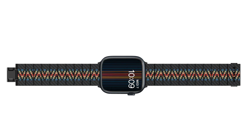 pitaka rhapsody carbon fiber watch band for apple watch